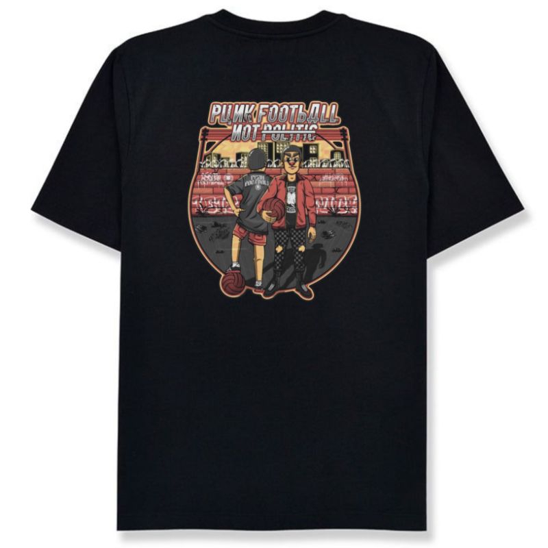 T-SHIRT FOOTBALL PUNK NOT POLITIC