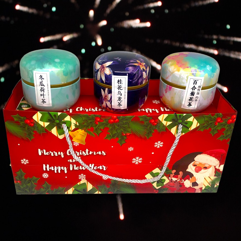 

Christmas Tea Gift Set - Triple Tea Christmas Hampers - Gift Set