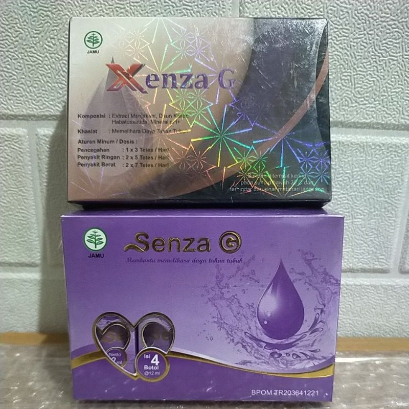 

Senza g Dan Xenza g Kemasan Lama Dan Terbaru Asli Original