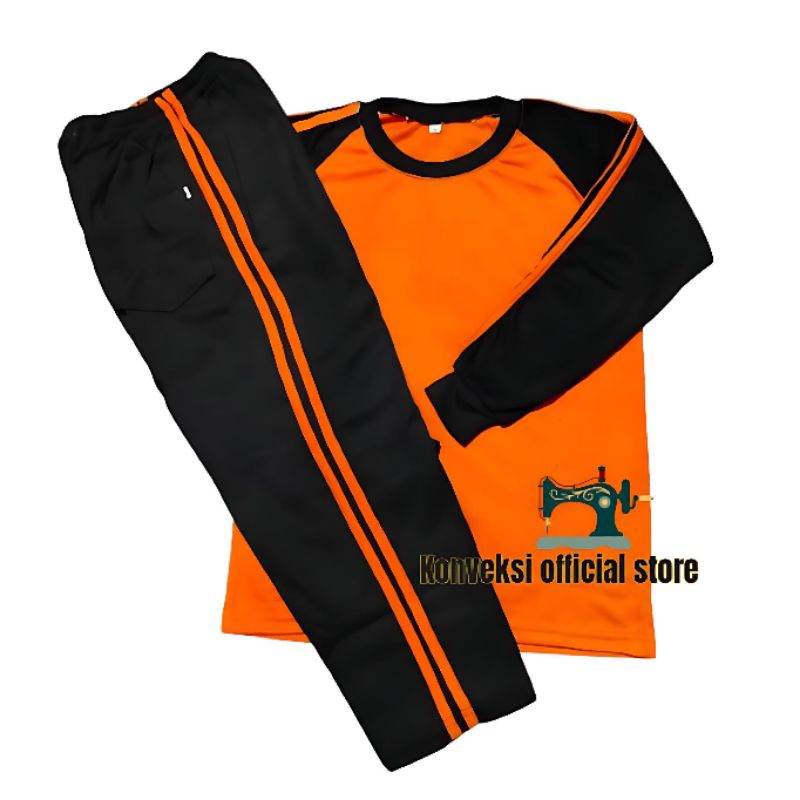 stelan kostum seragam olahraga anak-anak sekolah SD Lengan panjang SERAGAM