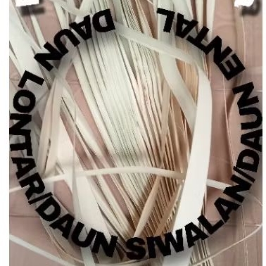 Daun Lontar/Siwalan MUDA Lebar 5cm (Bahan Kerajinan BUNGA/TULIS/SLOMPRET)