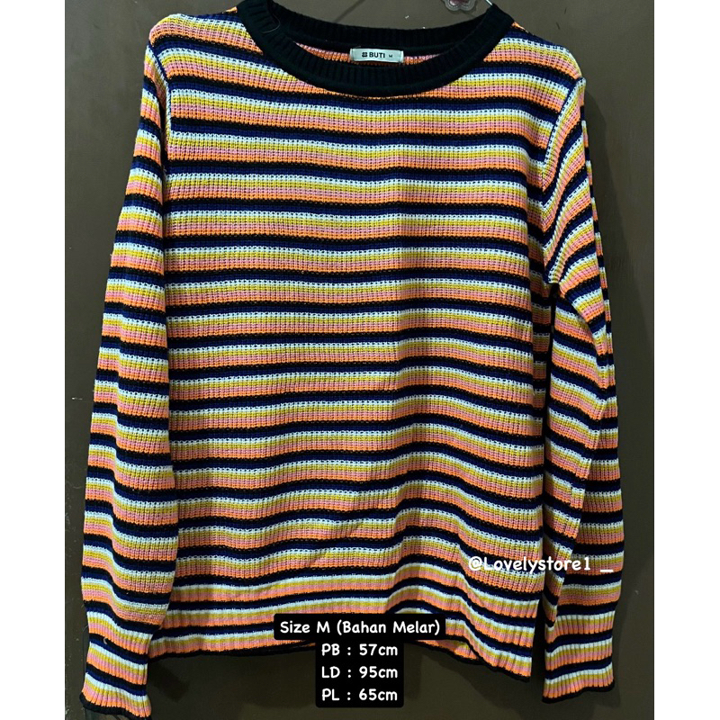 Buti sweater knit sweater rajut preloved buti preloved sweater preloved knit sweater preloved sweate