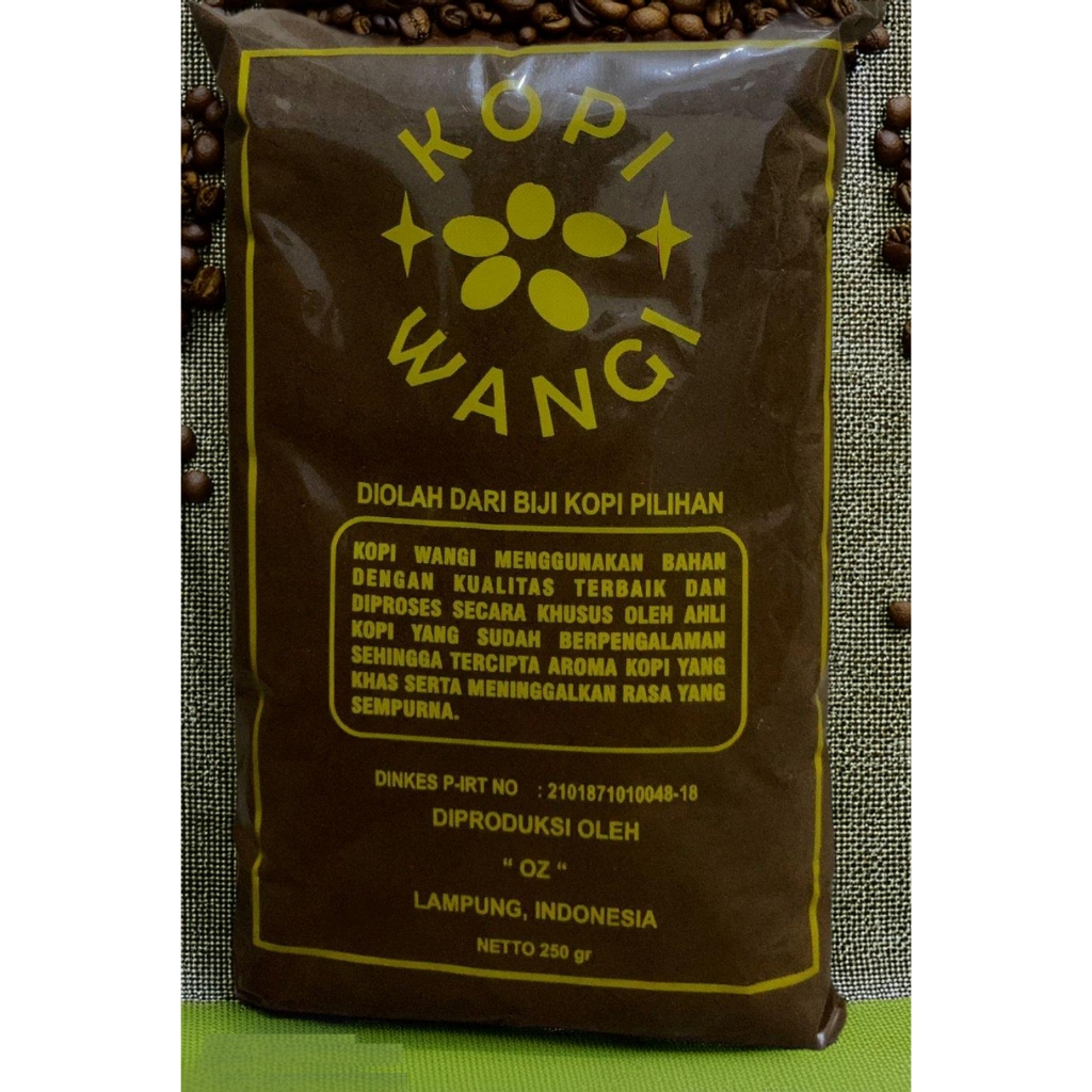 

kopi Robusta Lampung 100% Asli