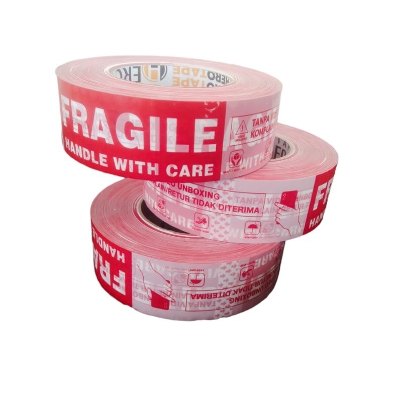 

Lakban Fragile Unboxing Video 2 INCH (45mm) x 300 YARD hero / HEMAT MURAH