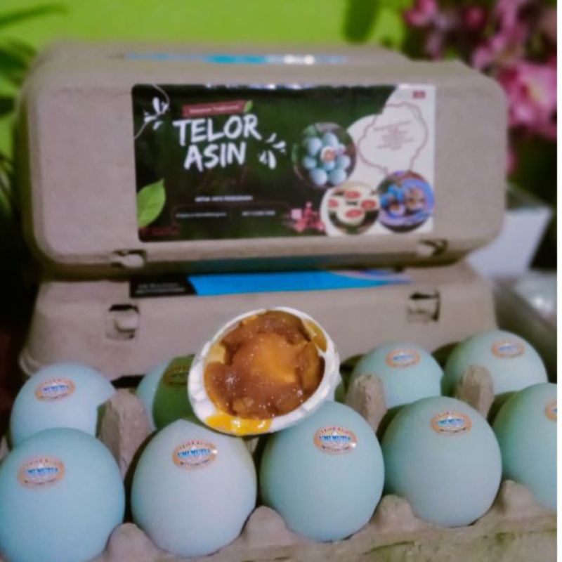 

Telor Asin Masir Berminyak Fresh dan Lezat Original Ukuran Grade A Paket Isi 10 Butir