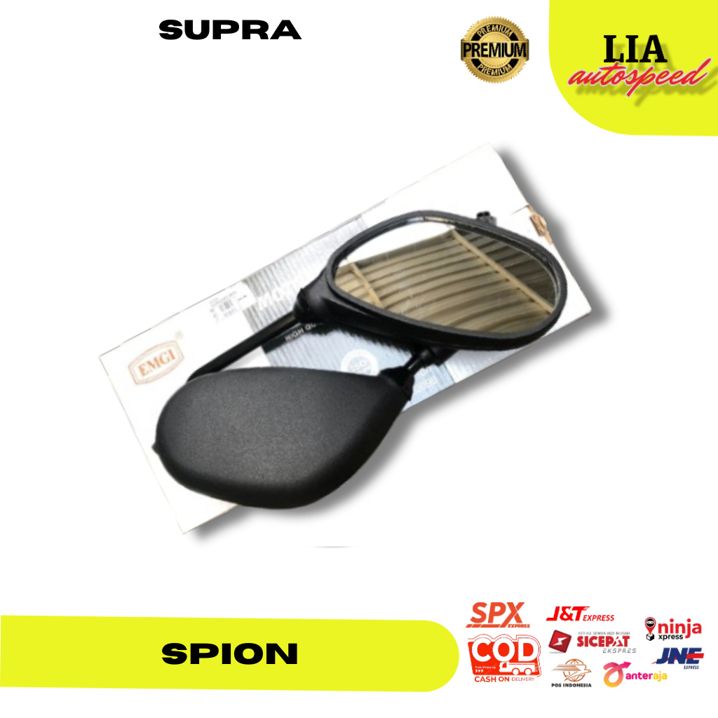 SPION SUPRA EMGI || SPION KACA SPION MOTOR HONDA SUPRA MERK EMGI (9216)
