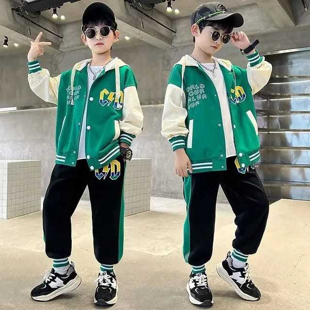 Jaket Varsity Anak Murah Model Kancing Jaket Baseball AC DC Baju Anak Cewek Cowok Kekinian Pakaian S