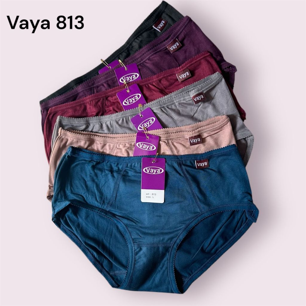 Lusinan | Celana Dalam Wanita Katun Lembut Karet Pinggang Vaya - Vaya 813