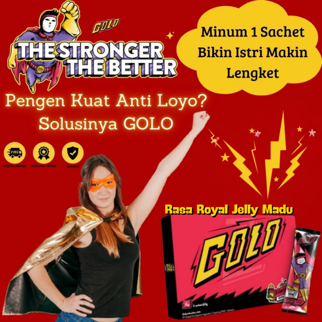 BPOM Minuman Mister Golo Ginseng / Mr Golo / Golo Original Penambah Stamina Pria