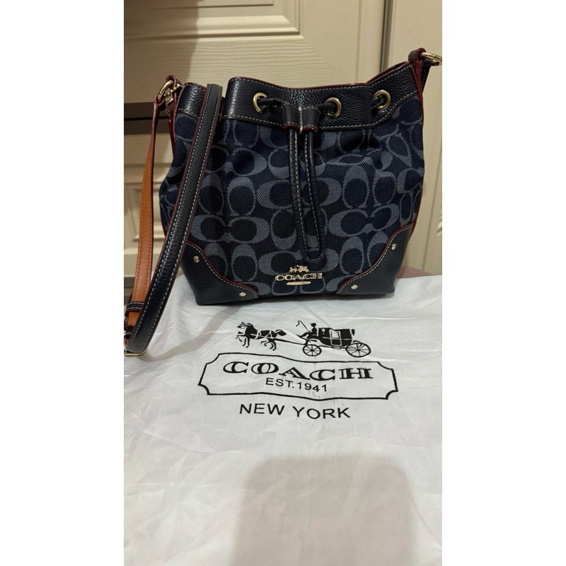 Coach denim bucket ( SOLD)