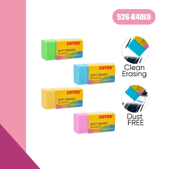 

(Pak)Penghapus Joyko 526-B40CO / Eraser Joyko 526-B40CO