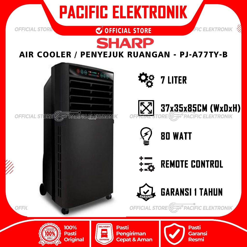 Air Cooler Sharp PJ-A77TY-B / PJA77TY / 77TY