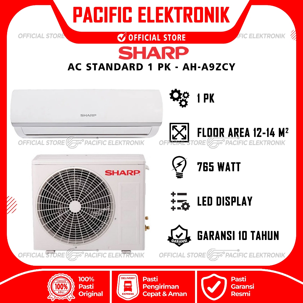 AC Sharp 1PK AH-A9ZCY / 9ZCY / 9ZCYN