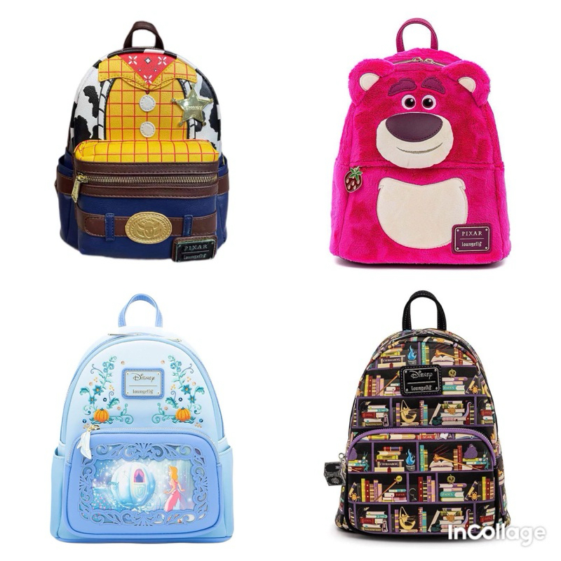 BACKPACK LOUNGEFLY RANSEL DISNEY MOTIF