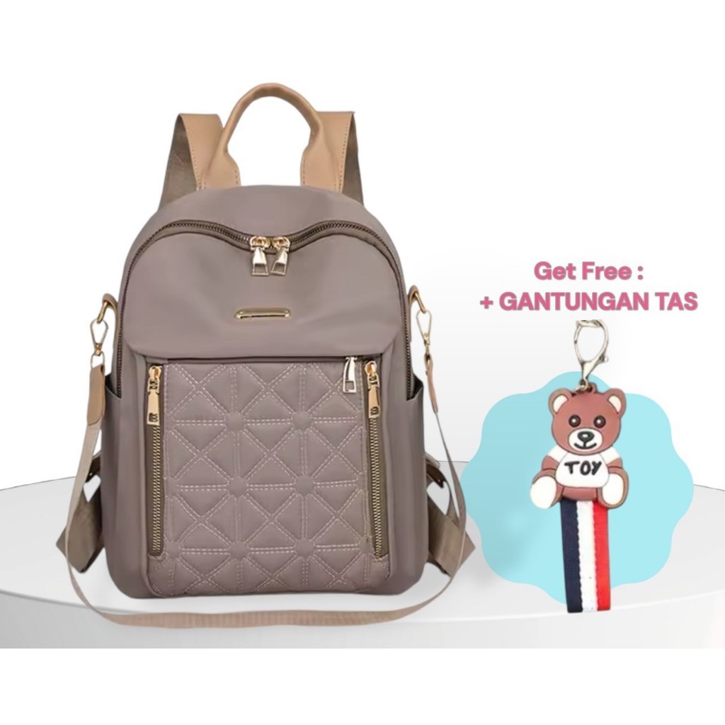 Tas Ransel Wanita Terbaru Modern Kekinian Best Seller Tas Viral Trend Remaja Cewek Backpack Keren