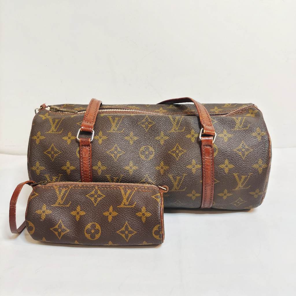 Louis Vuitton Monogram Papillon 30 With Mini Pouch Preloved Second Original Tas LV