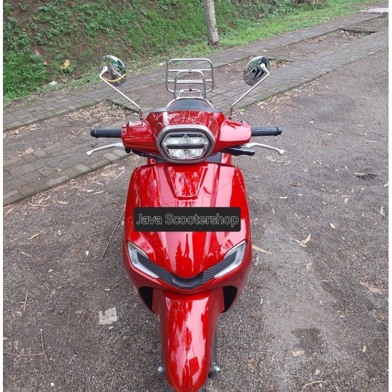 Spion Klasik bulat untuk Honda Stylo 160 , Scoopy , Genio dll / Spion Motor