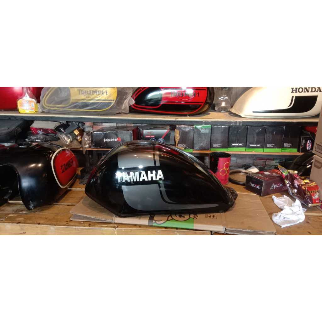 TANGKI R15 CUSTOM HITAM GLOSSY