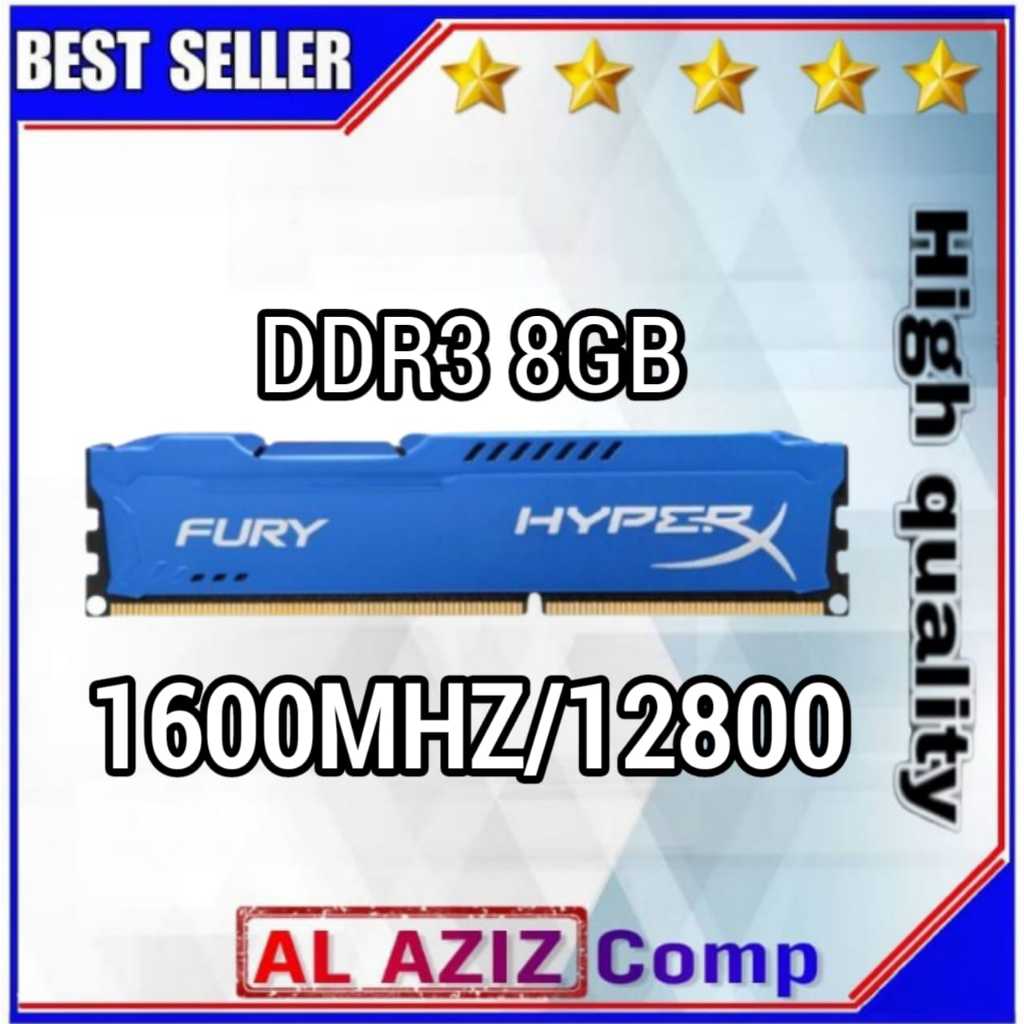 RAM PC HYPERX 8GB DDR3 12800