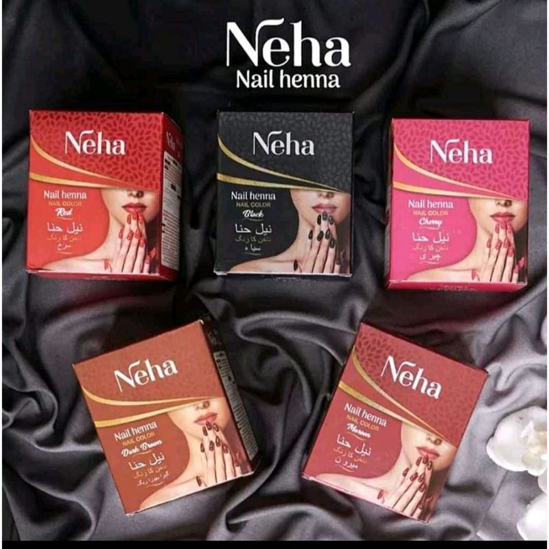 (1 biji ) Pacar Kuku NEHA Kecil- NEHA - Nail Henna Cone Henna - Hena Kuku - Asli Arab  NEHA Henna PC