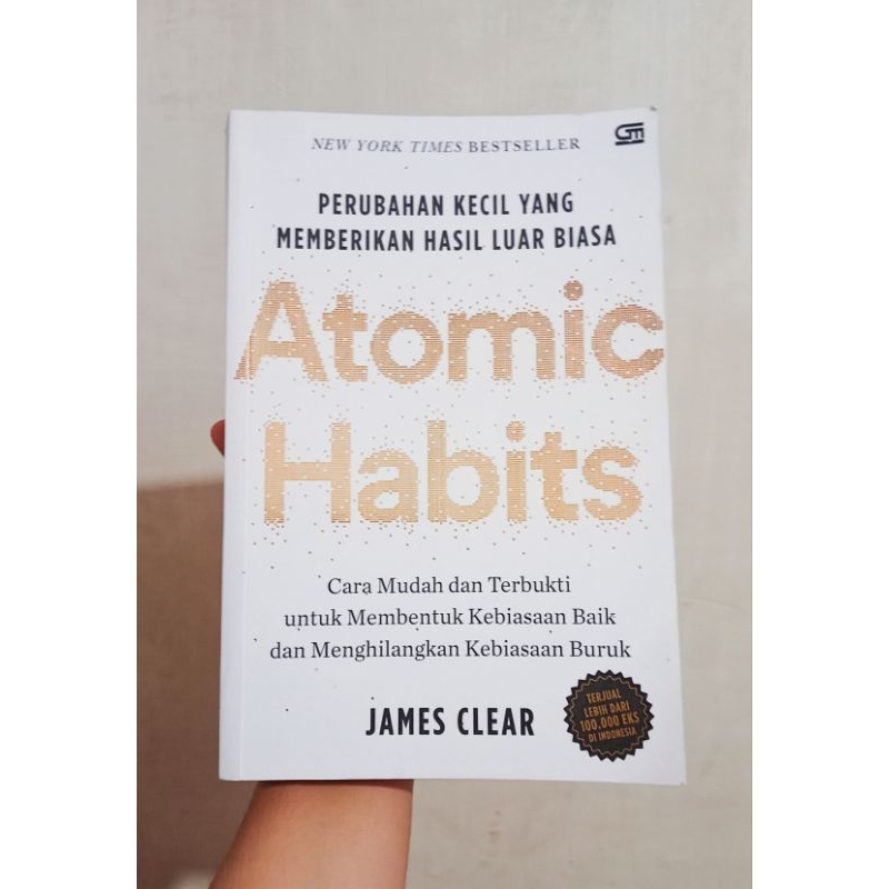 PRELOVED ATOMIC HABITS - James clear ORI