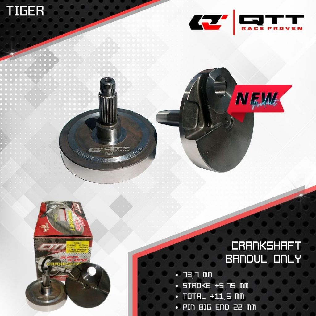 Crankshaft Kruk as TIGER HEREX REVO TIGER 2000 QTT Racing - Kruk as Honda TIGER / GL SERIES / CB / M