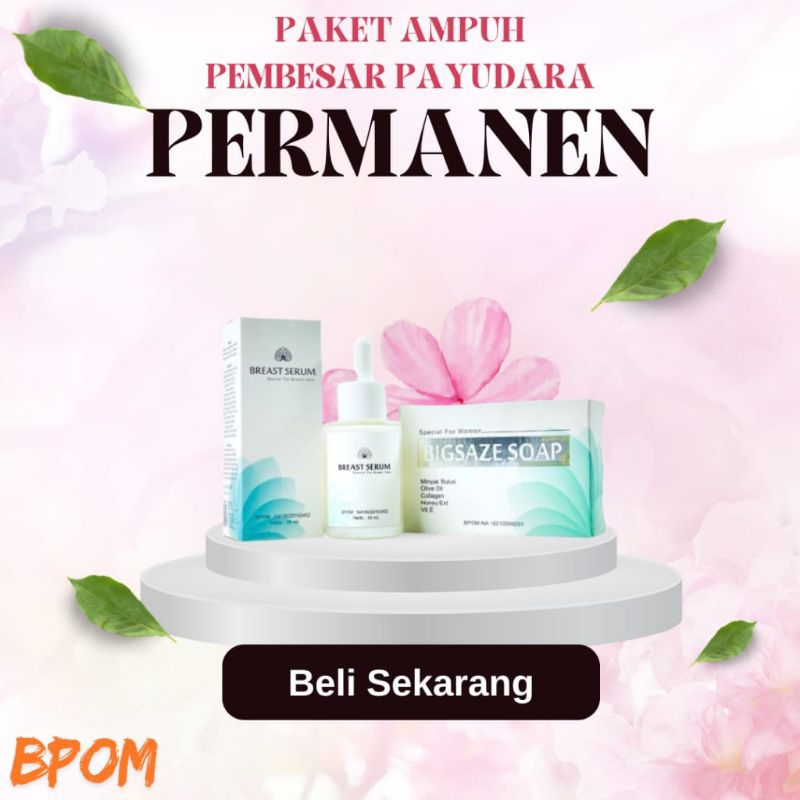 PAKET BREAST SERUM DAN BIGSIZE SOAP INSTACARE PENGENCANG DAN PEMBESAR PAYUDARA ORIGINAL BPOM