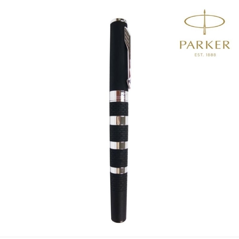 

Parker Ingenuity Fountain Pen, Lacquer, Chrome Trim, Black Rubber
