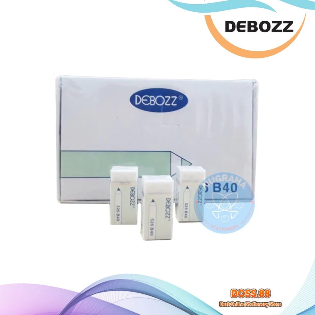 

ERASER / PENGHAPUS DEBOZZ 40 PUTIH (1 PACK)