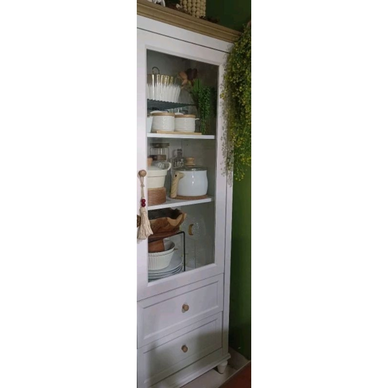 custom lemari pajangan ukuran p50*L40*t170cm