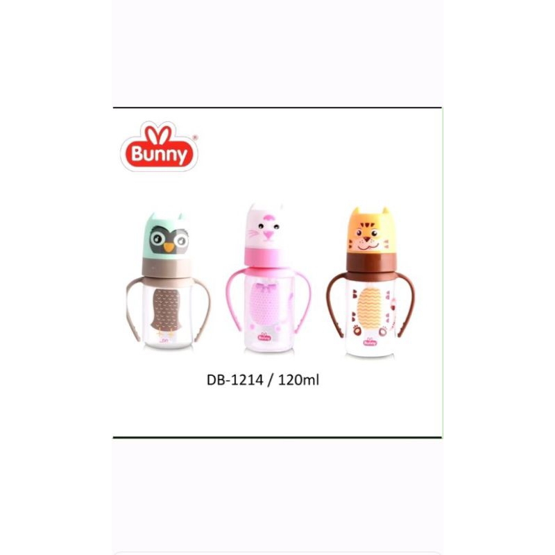 BOTOL DOT LUSTY BUNNY 2HANDLE 125ML
