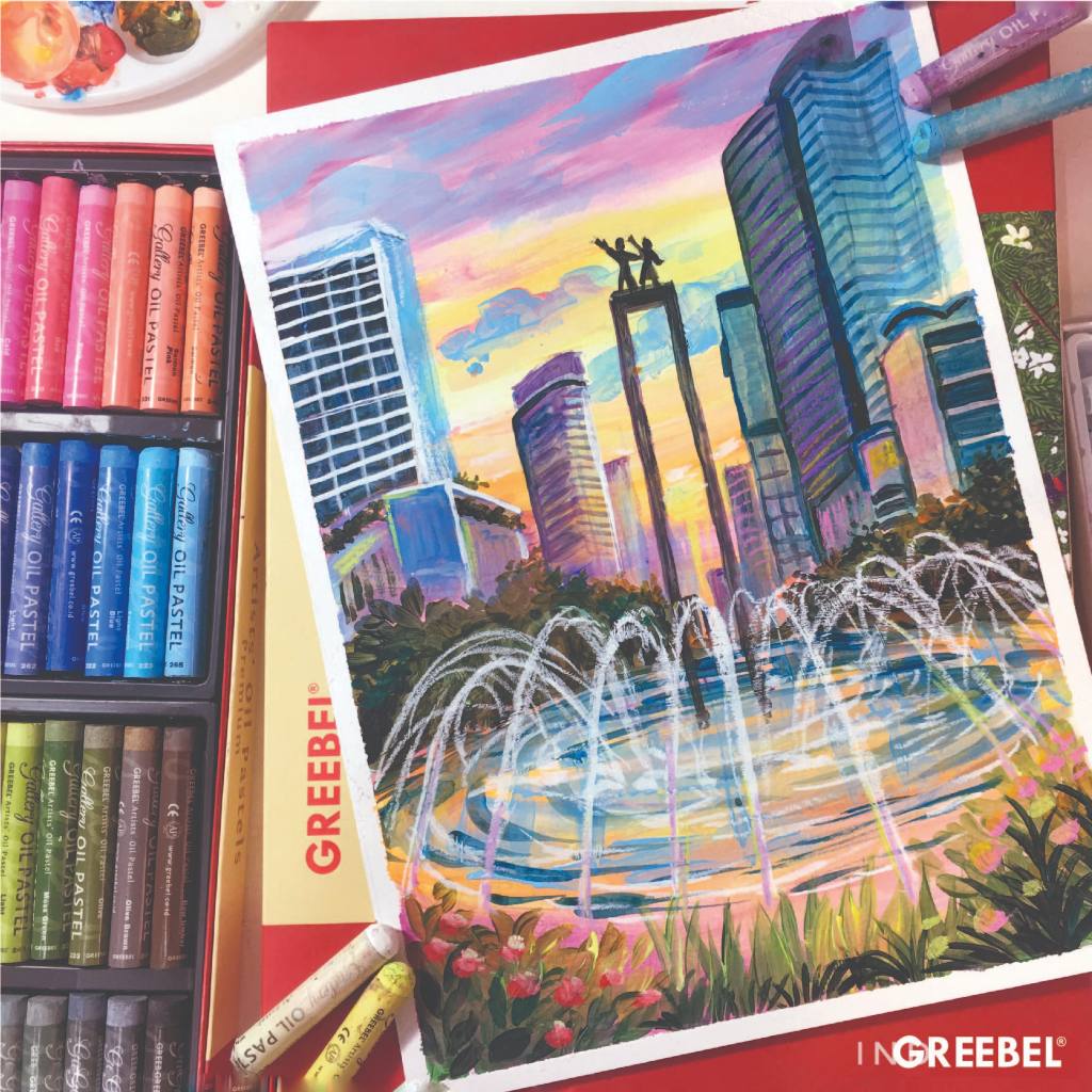 

GREEBEL Crayon Krayon Artist 72 Warna / Artist Oil Pastel 72 / Crayon Greebel