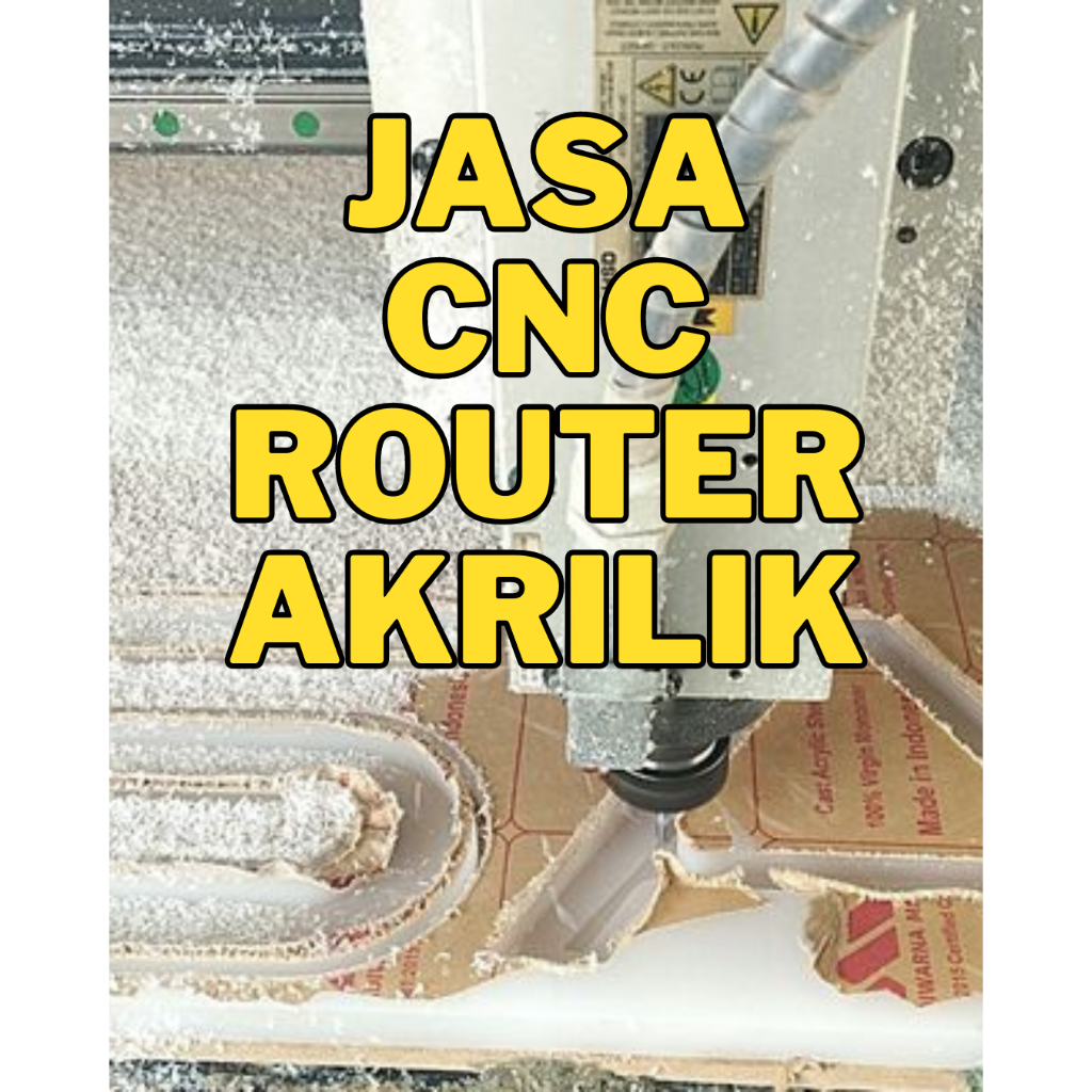 Jasa Cutting CNC Router Akrilik Cutting Ukir Huruf Custom Akrilik  20mm