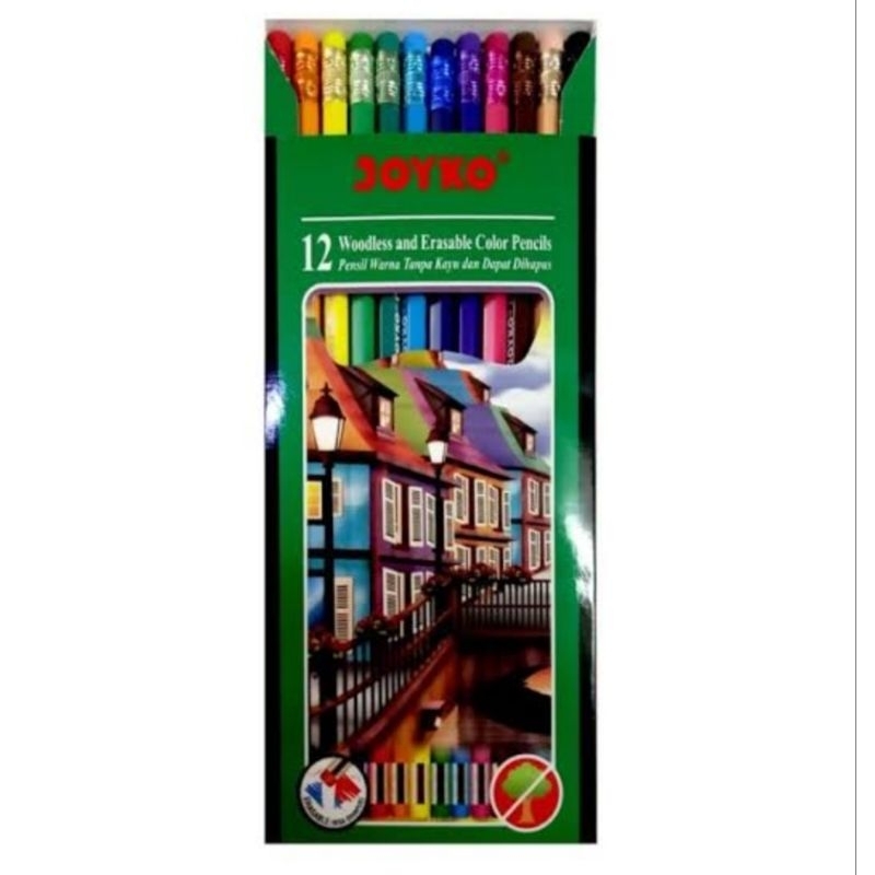 

YUH Pensil Warna Joyko 12w CP-109 Erasable