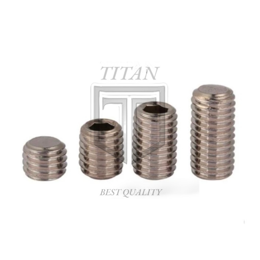 (5 PCS ) Baut Tanam Tumpul M10 x 10 / Baut Tanam M10 x 10  / Baut Tumpul 10mm x 10mm STAINLESS Anti 