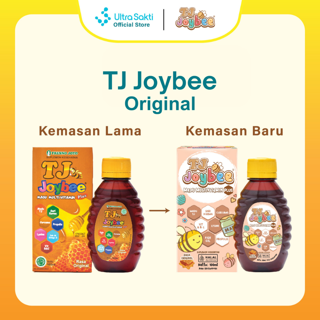 TJ Joybee Original 100ml - Madu Multivitamin untuk anak