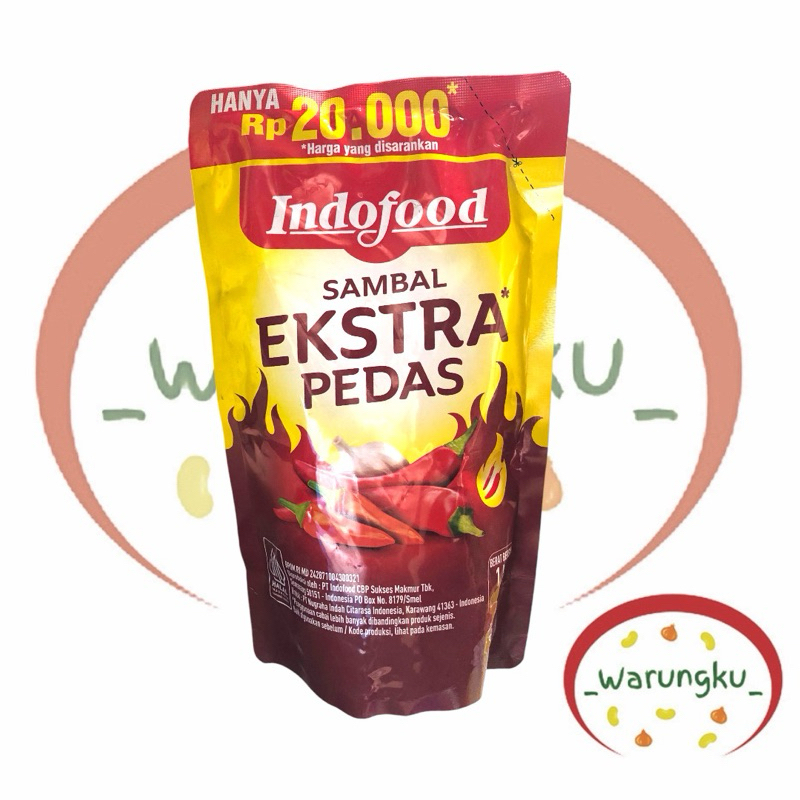 

INDOFOOD 1KG EXTRA PEDAS Saus Sambal
