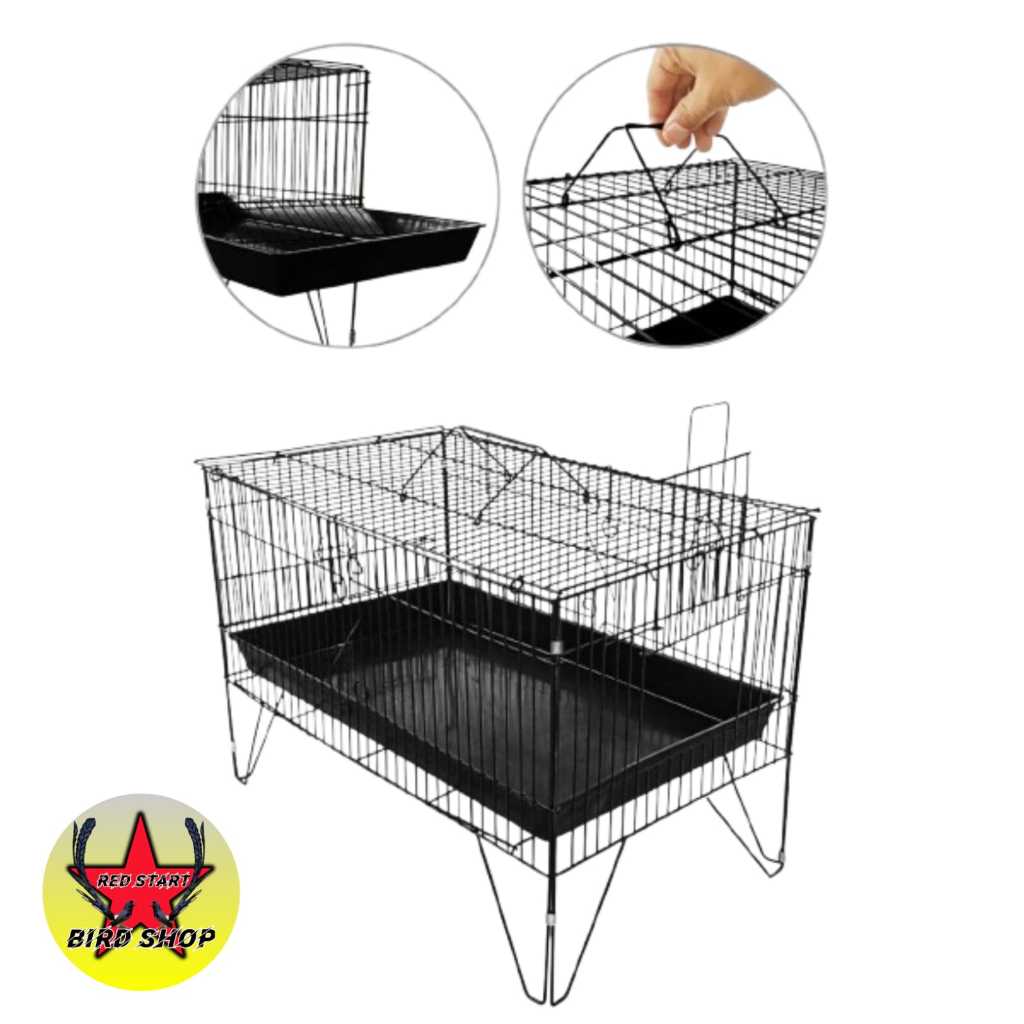 Bak Keramba Tempat Mandi Burung Coating Bold Wadah Alas Plastik Mandi Burung Sangkar Kandang Burung 