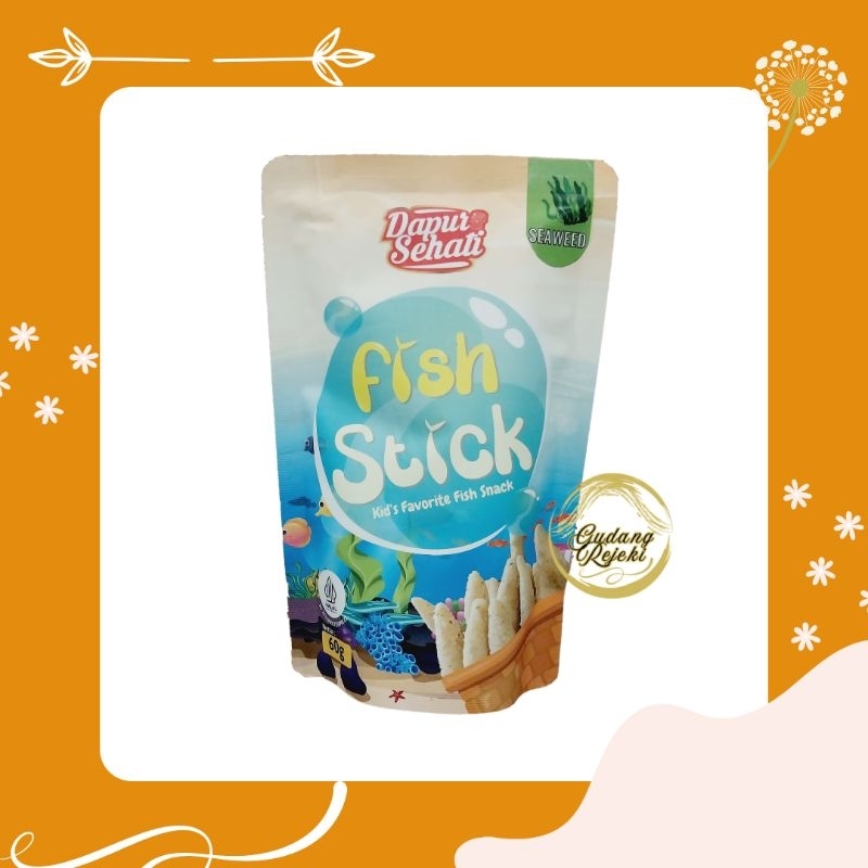 

FISH STICK DAPUR SEHATI STIK IKAN CEMILAN MPASI SNACK MPASI KERUPUK MPASI KRUPUK NON MSG TANPA PENGAWET