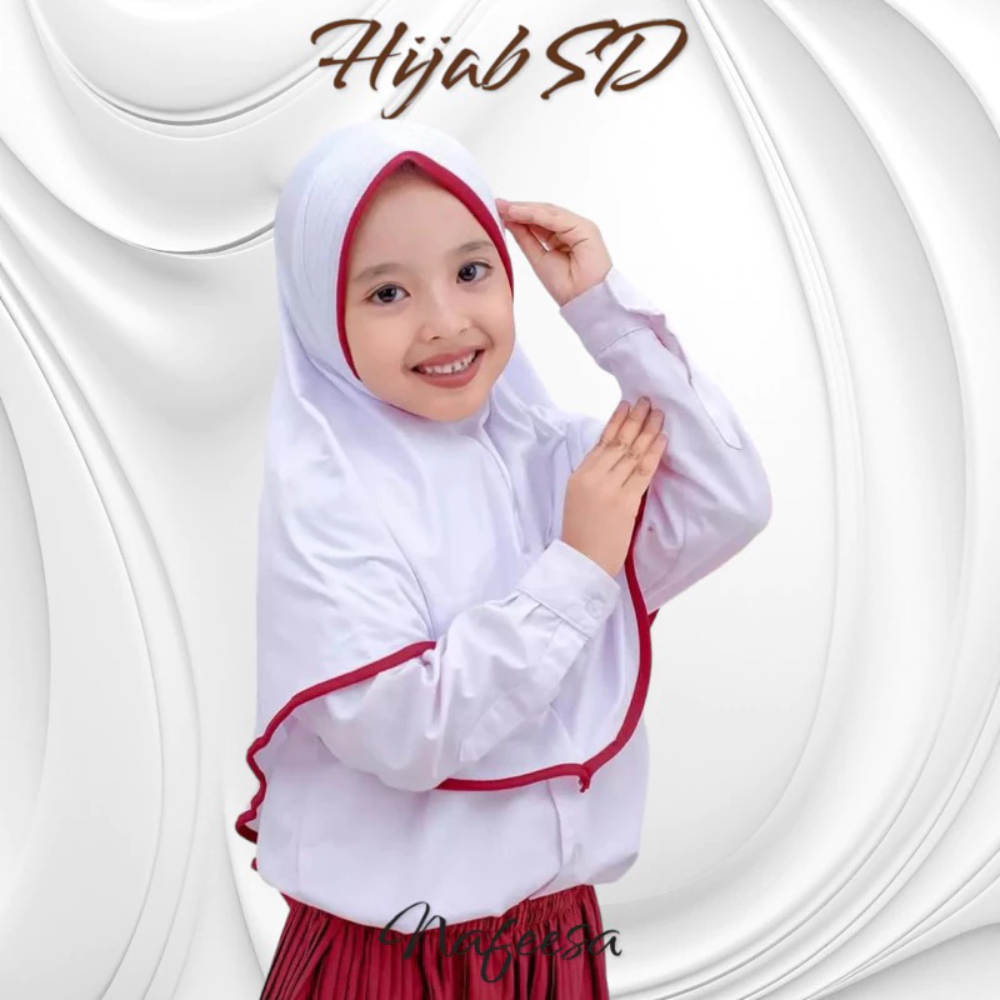 𝐍𝐚yla - Hijab Bergo  Anak Sekolah dan pramuka SD pompom