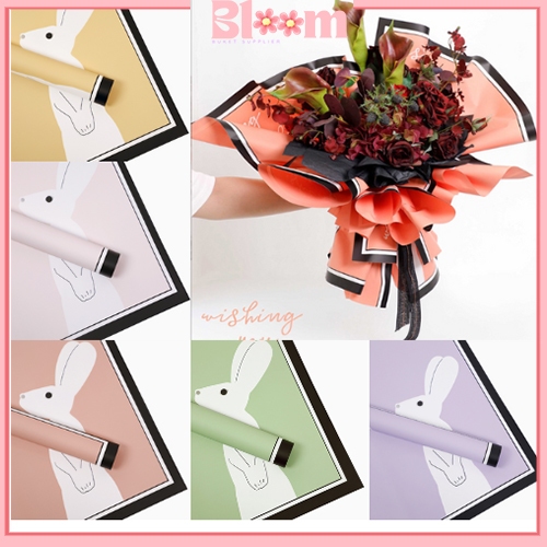 

Kertas Buket kelinci Cellophane Flower Wrapping paper Kb6127