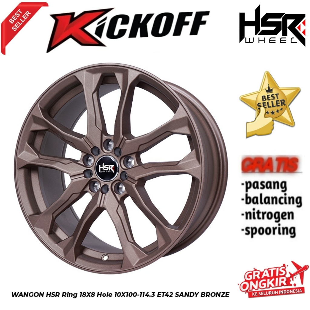 VELG MOBIL RING 18 WANGON HSR UNTUK JUKE RUSH TERIOS ALL NEW AVANZA XPANDER SIENTA ALTIS DLL