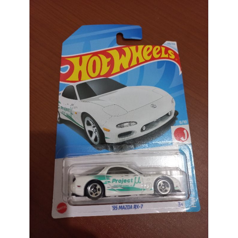 Hotwheels 95 Mazda Rx-7 Putih Project U