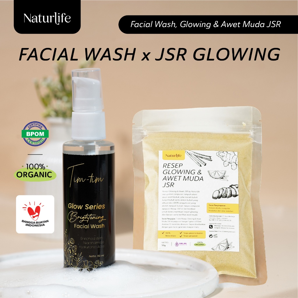 

Premium JSR GLOWING BUNDLING FACIAL WASH DARI TIMTIM INDONESIA