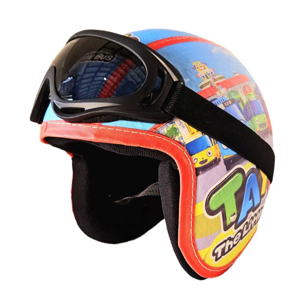 Helm Anak Bogo Pororo Nazi Motif Karakter Cowok