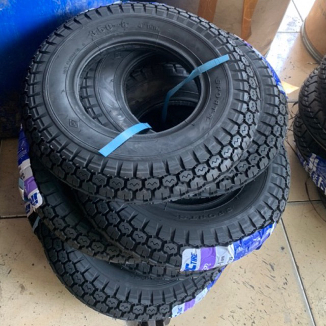 Ban Luar Vespa Super ukuran 8 350 IRC Kembang Tahu