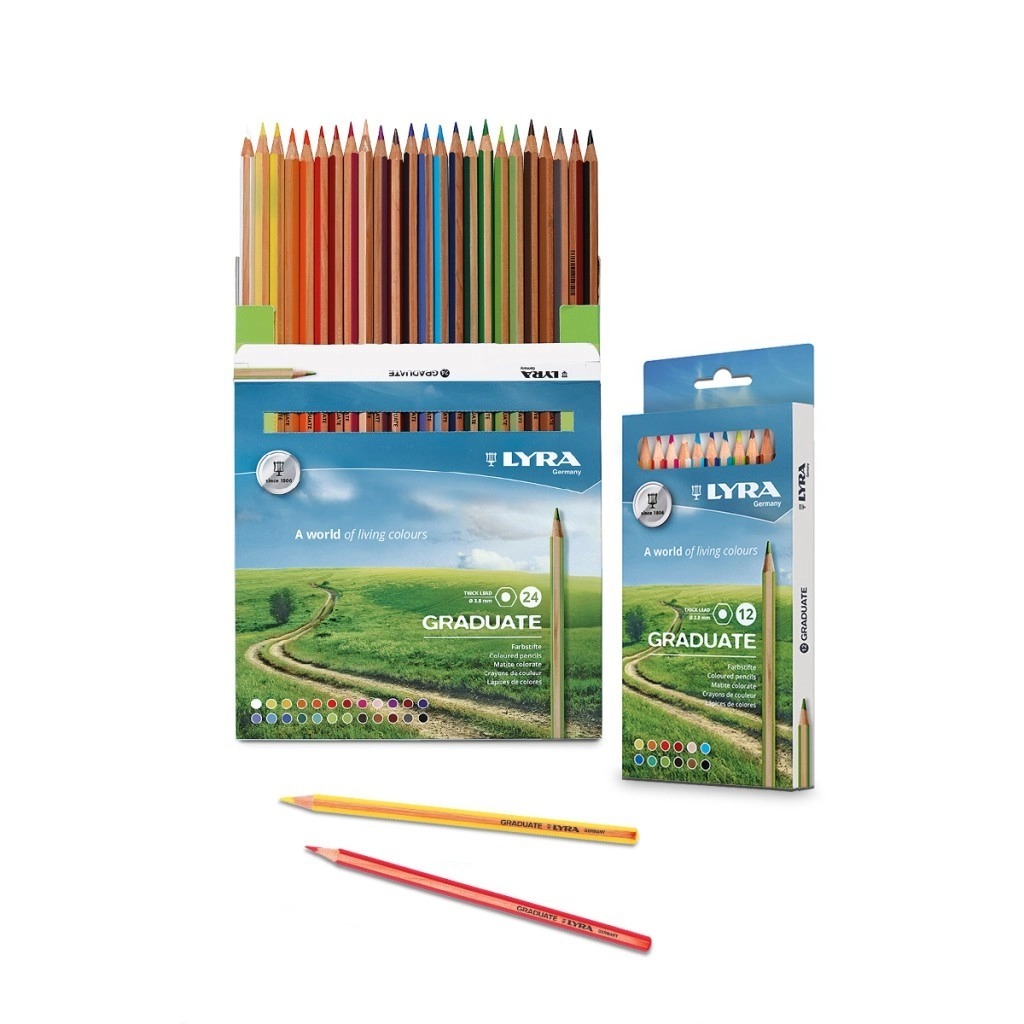 

Lyra Pensil Warna Graduate Permanent Pencil Color / Pensil Warna Lengkap 12/24 Warna