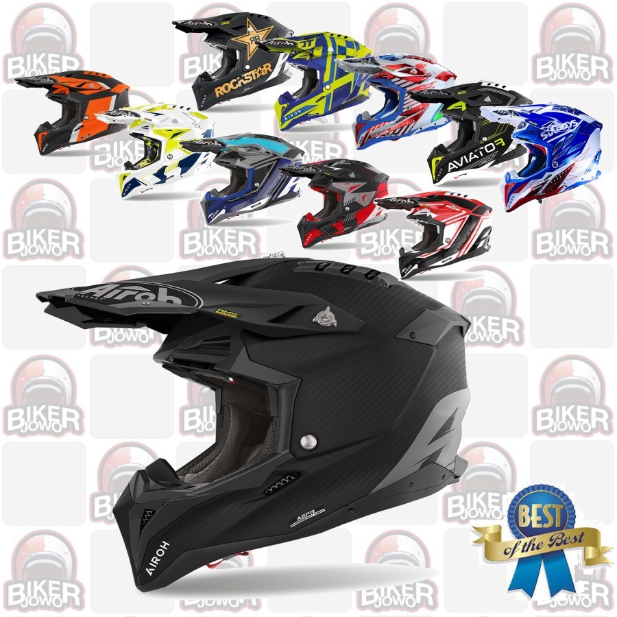 Helm Cross Airoh Aviator 3 Motor Trail MXGP Enduro Motocross Trial