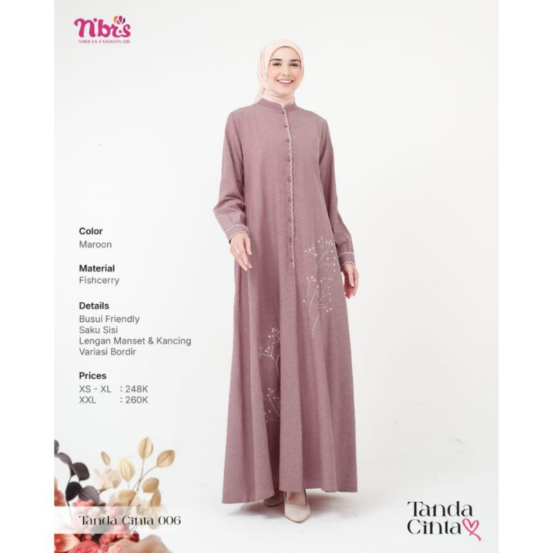 GAMIS TANDA CINTA 006 NIBRAS