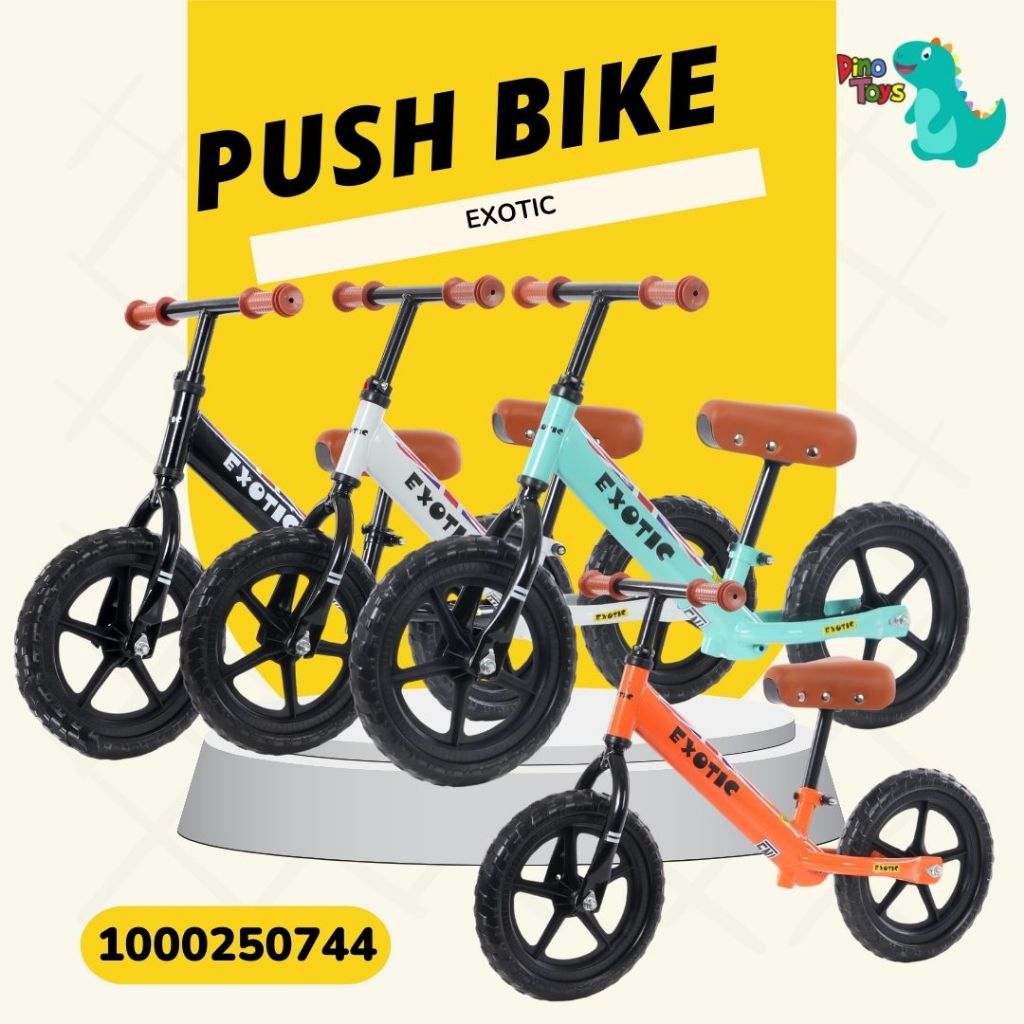 SEPEDA PUSH BIKE BALANCE BIKE ANAK MURAH EXOTIC SEPEDA KESEIMBANGAN DINO TOYS UNGARAN